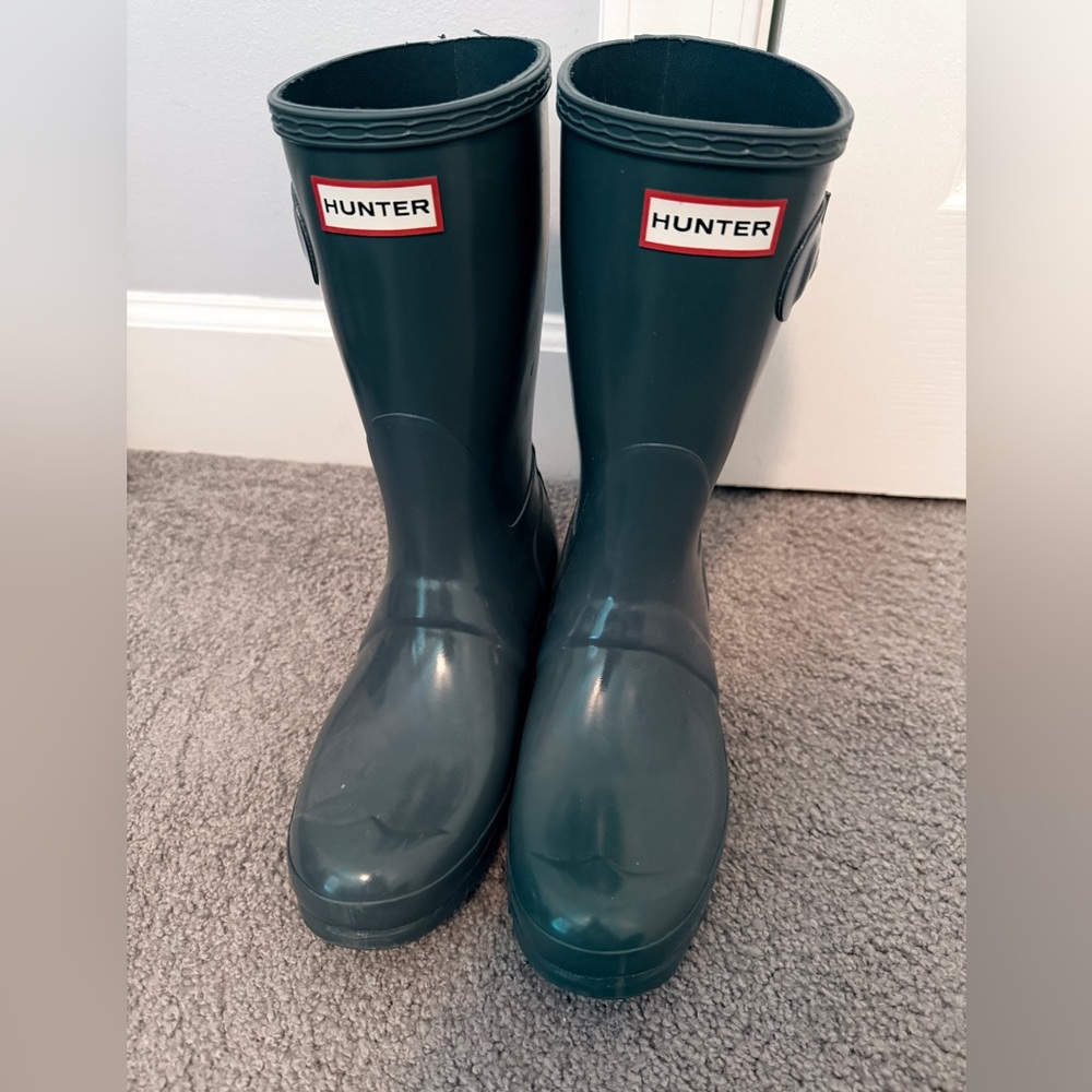 Hunter Dark Gray Classic Waterproof Boots
